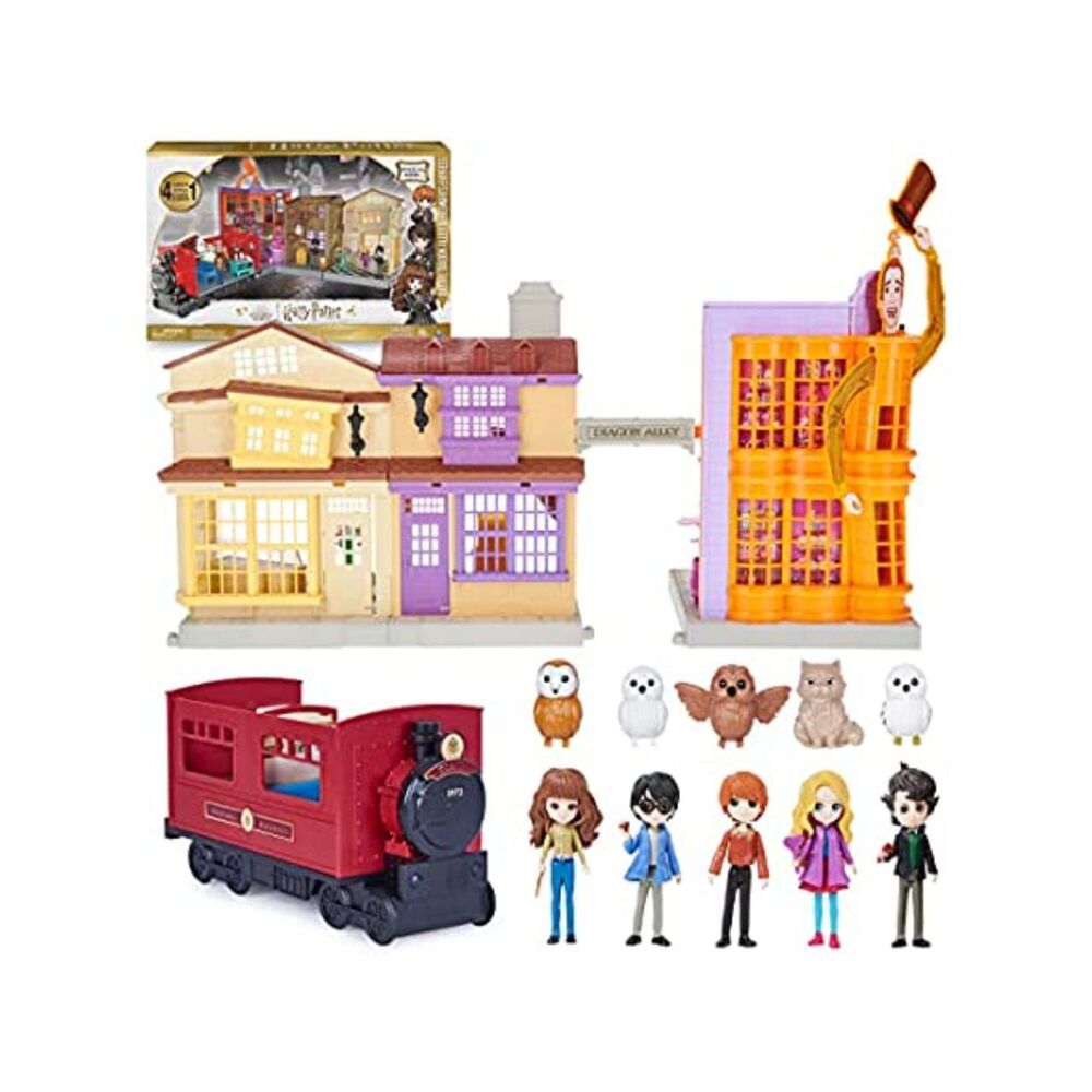 Wizarding World Harry Potter, Amazon Exclusive Deluxe Diagon Alley & Hogwarts Ex